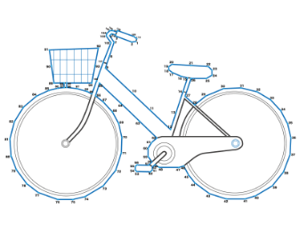 点つなぎ「自転車」