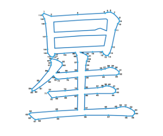 点つなぎ　漢字「星」