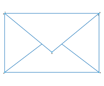 点つなぎ　手紙