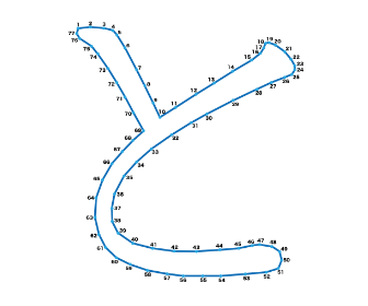 点つなぎ　ひらがな「と」