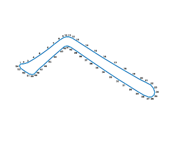 点つなぎ　ひらがな「へ」